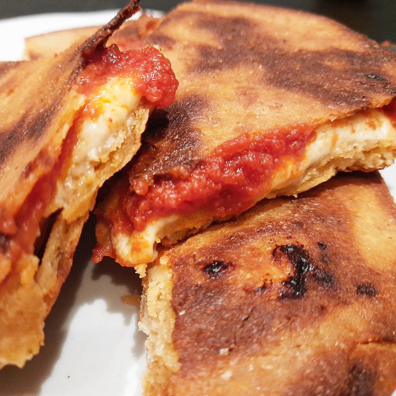 Sfogliata di farro pomodoro e provola!❤❤❤