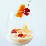 Ricetta Mousse allo yogurt, cioccolato bianco, ciliegie e melone!🍒❤🍈