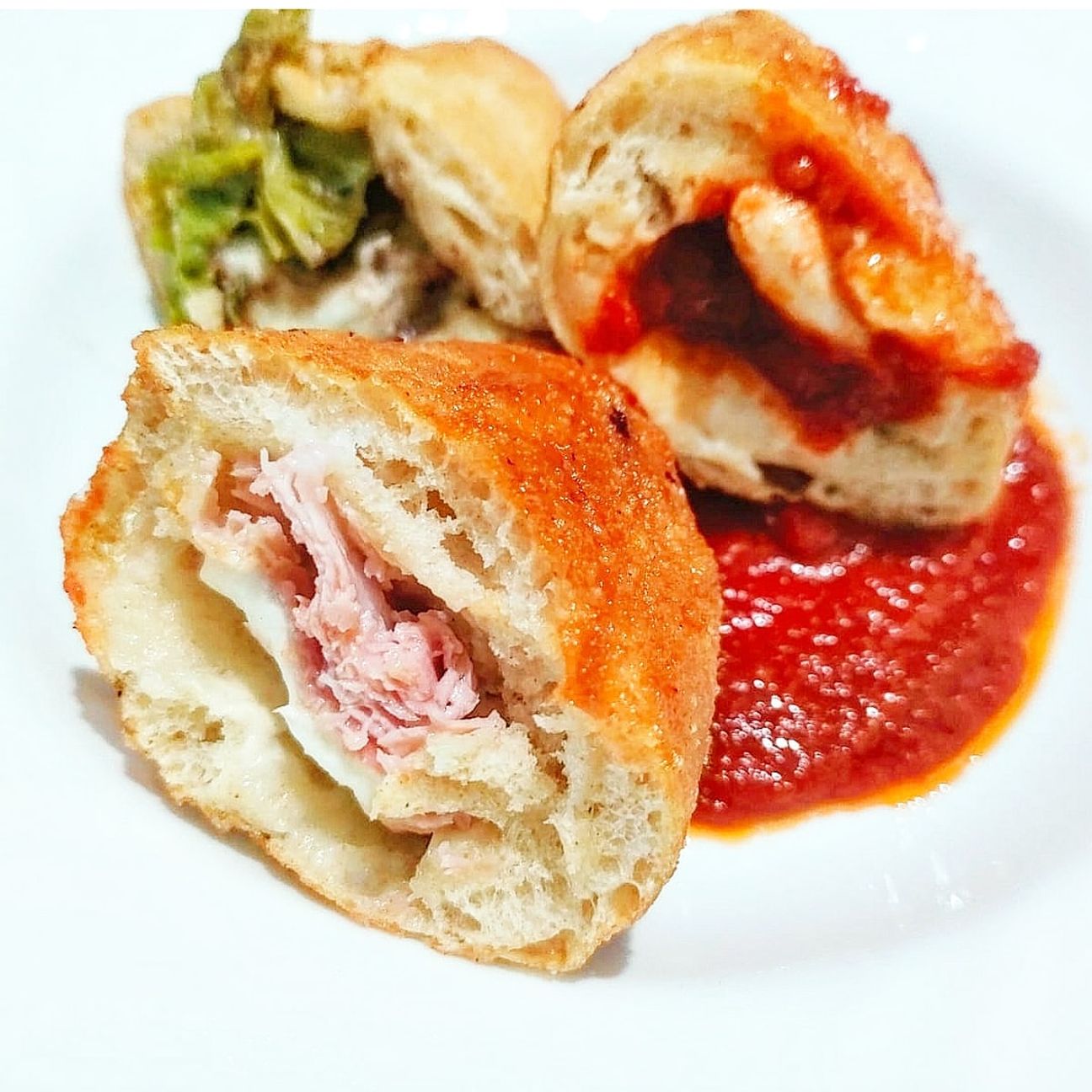 Panzerotti tre gusti! 🤍❤💚