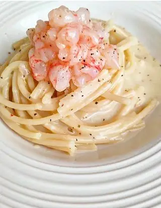 Ricetta Cacio pepe e tartare di gambero!💖💖💖 di dianacorradetti