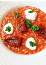 Ricetta Risotto pomodori secchi, cremoso di bufala e basilico ❤!