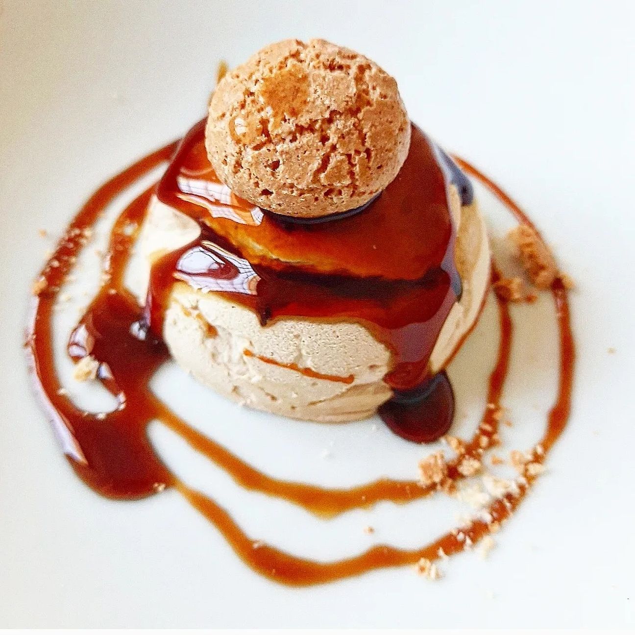 Semifreddo zabaione alla nocciola, caramello e amaretto!🧡🧡🧡