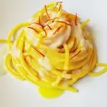 Ricetta Spaghetti zafferano e crema di parmigiano!💛💛💛