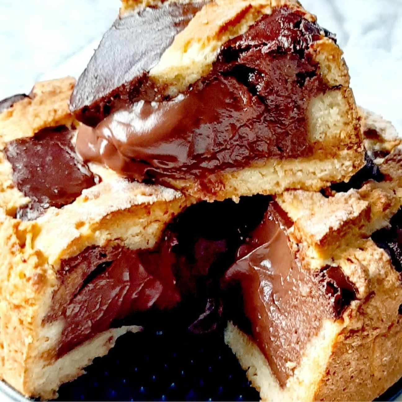 Crostata morbida con crema al cioccolato!🤎🤎🤎