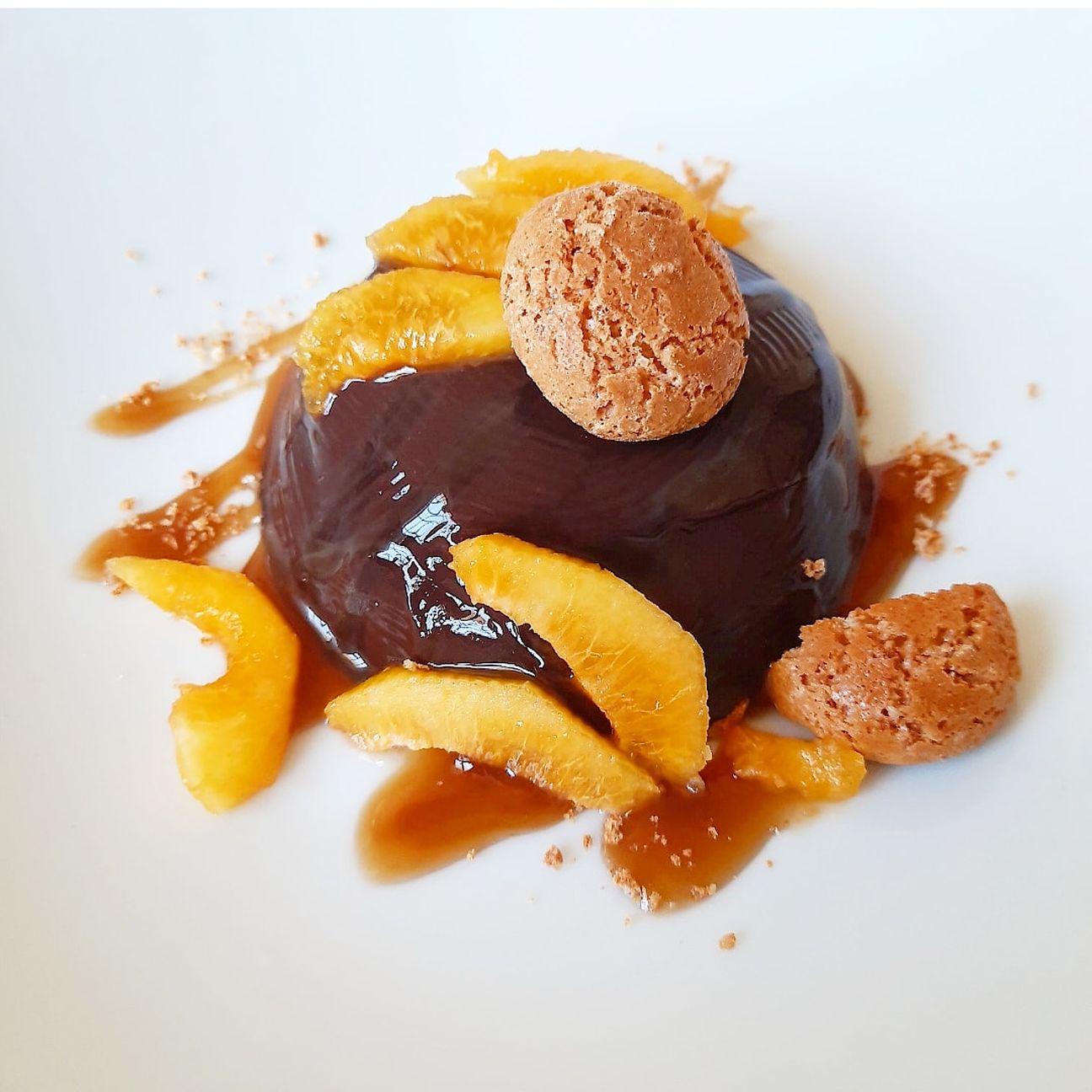 Budino al cioccolato, albicocche e amaretto!🤎🤎🤎