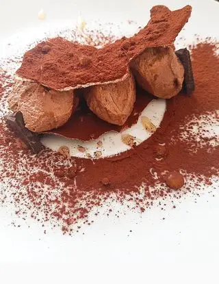Ricetta Mousse al fondente e cialda di carasau cacao e miele!🤎🤎🤎 di dianacorradetti