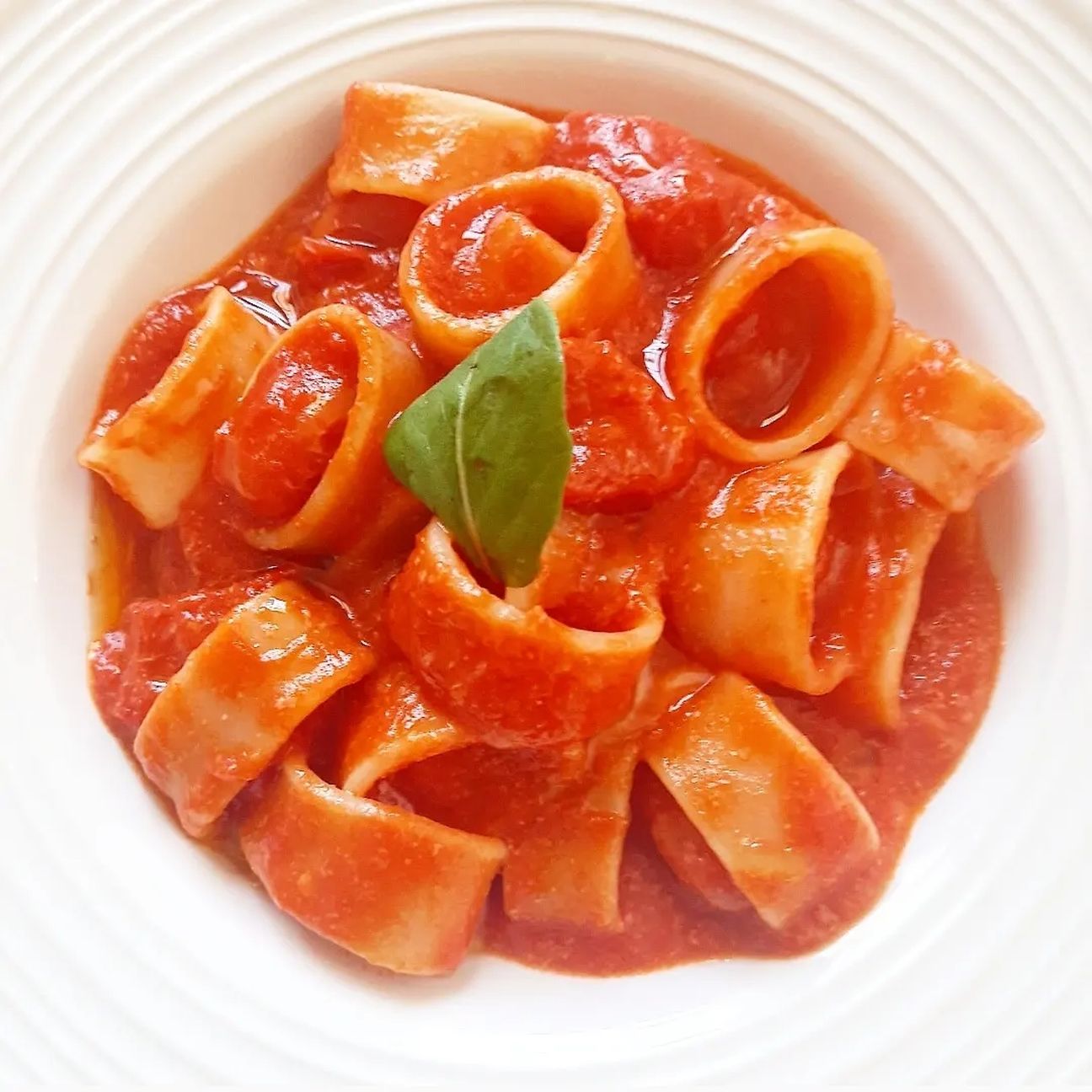 Calamarata in crema di datterini!❤