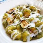 Ricetta Gnocchetti in crema di zucchine, basilico e fonduta di parmigiano!💚💚💚