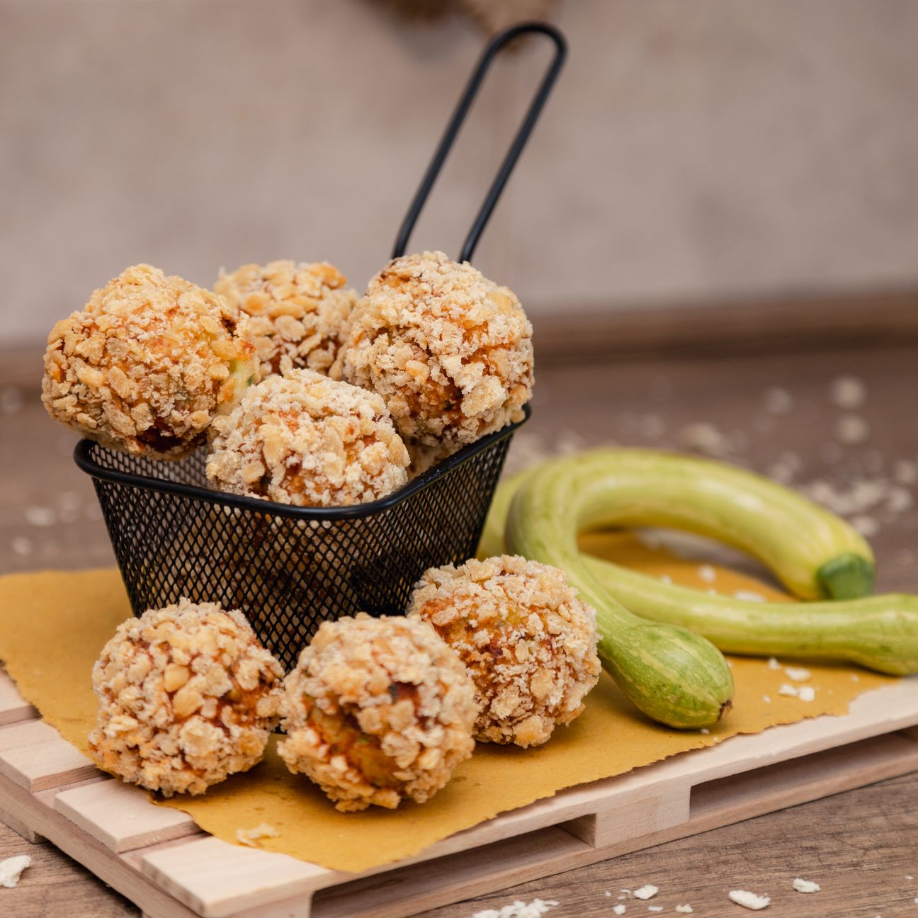 Rocher di zucchine e mozzarella