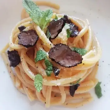Ricetta Spaghetto al tartufo e menta di antonio631