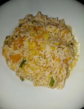 Ricetta Riso zucca e fiori di zucca al profumo di limone di sere.coccinella88