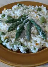 Ricetta Il mio risotto primaverile asparagi e carotine in pentola a pressione