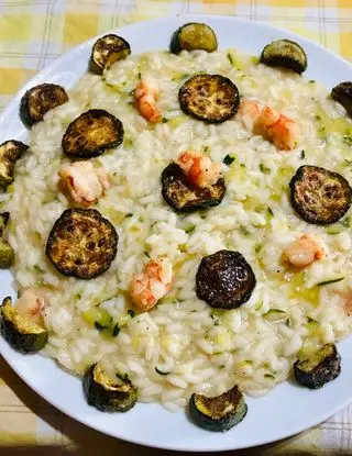 Ricetta Risotto con zucchine gamberoni di marcello.colizzi