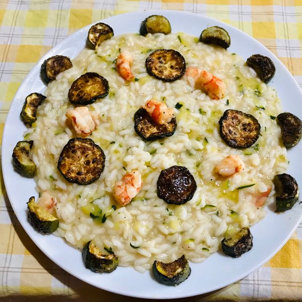 Risotto con zucchine gamberoni Al.Ta Cucina marcello.colizzi