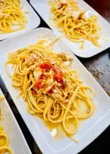 Ricetta Spaghettone con ricciola