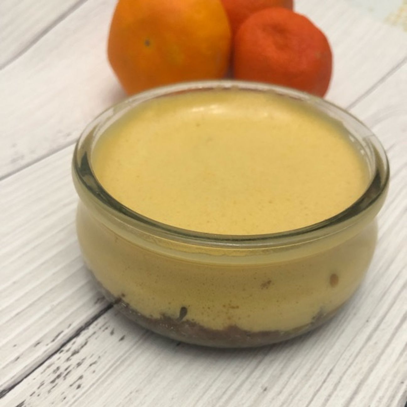 Zabaione alla liquirizia al profumo di arancia