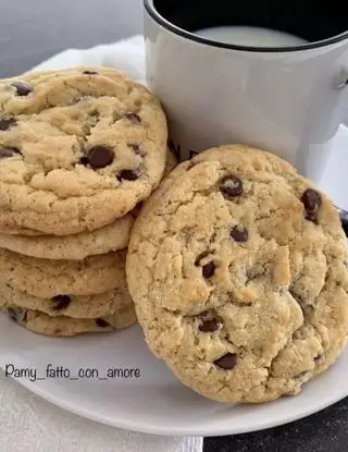 Ricetta AMERICAN COOOKIES di c77pamy