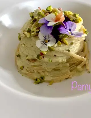 Ricetta Chitarra pistacchi e formaggio di capra di c77pamy