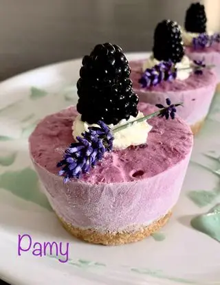 Ricetta Mini Cheesecake lavanda e more di c77pamy