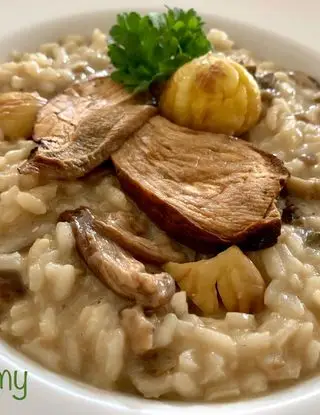 Ricetta Risotto funghi porcini e castagne di c77pamy