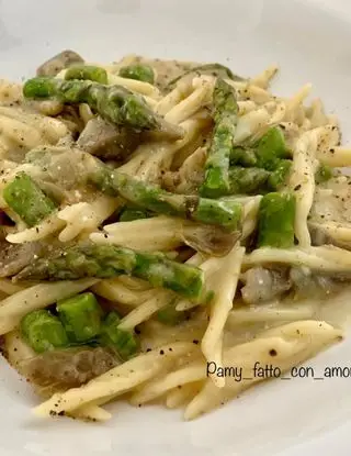 Ricetta Cacio e pepe, asparagi e carciofi di c77pamy