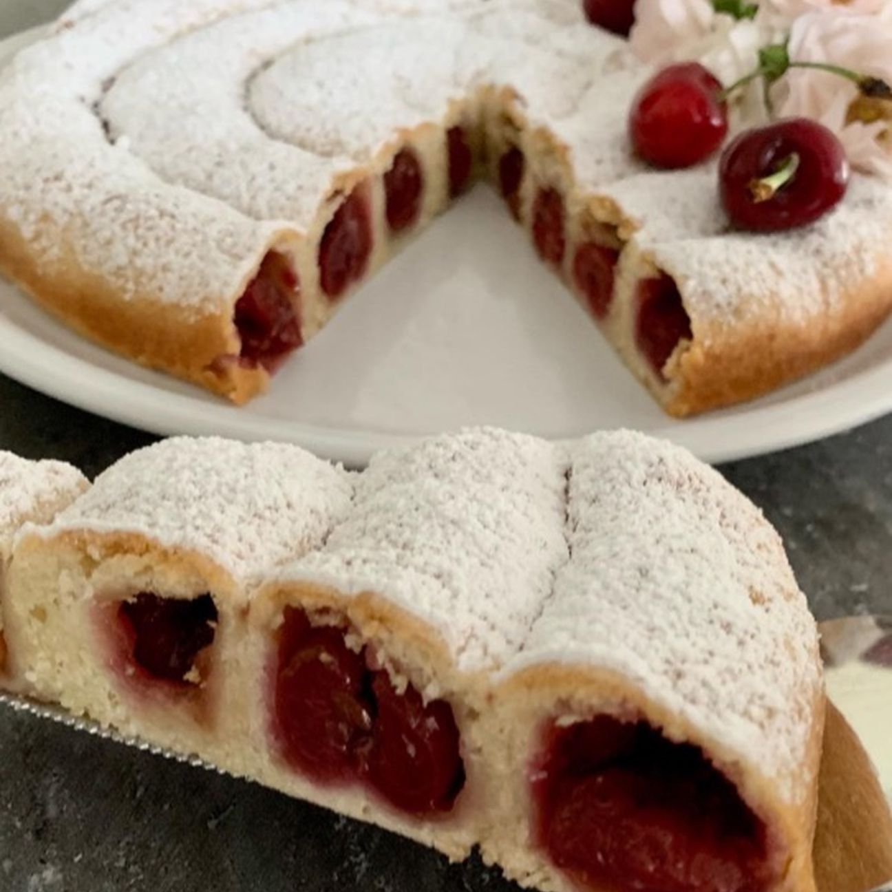 TORTA RUSSA DI CILIEGIE 🍒