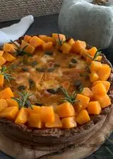 Ricetta TORTA RUSTICA ZUCCA, SCAMORZA, SPECK, FROLLA ALLE CASTAGNE