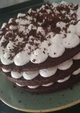 Ricetta Torta al cioccolato con crema al mascarpone.