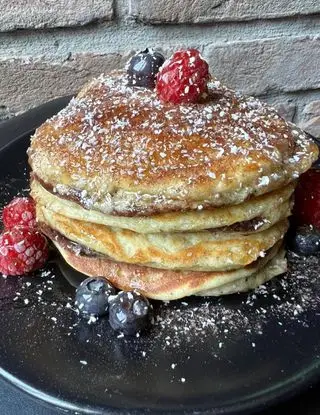 Ricetta PANCAKES YOGURT, CACAO E COCCO 🥥 di Jade.sKitchen