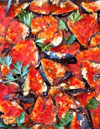 Ricetta Cozze Ripiene Al sugo di giuliabrunoo