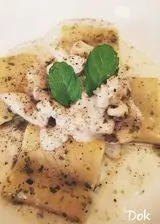 Ricetta Paccheri con fonduta di formaggi e stracciatella