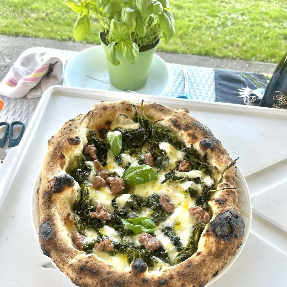 Ricetta Pizza salsiccia e friarielli di fortunellodangelo