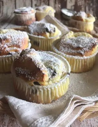 Ricetta Muffin alla ricotta e quadrotti di cioccolato fondente 🤎 di mariangelatodaro83