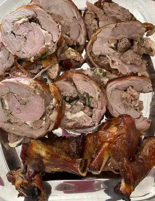 Ricetta Coscio di agnello ripieno di claudia.c