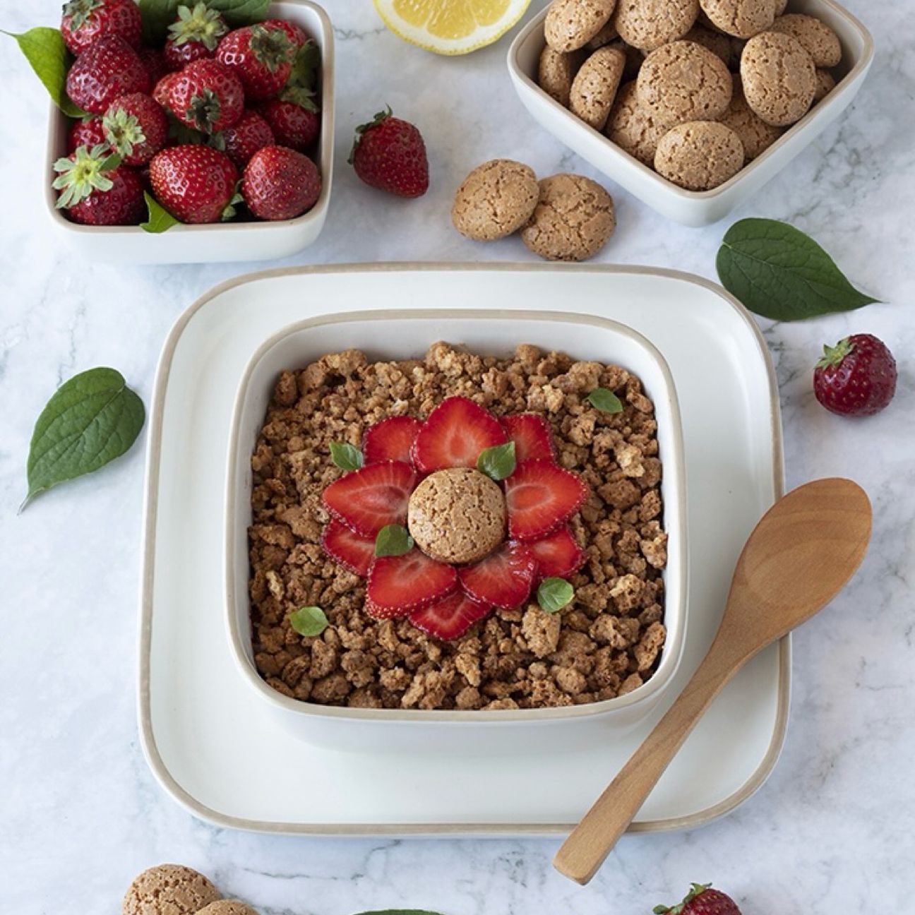 Crumble veloce alle fragole