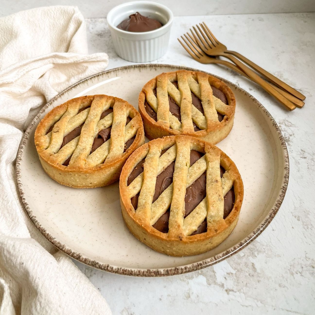 Crostatine alla nutella 🤎