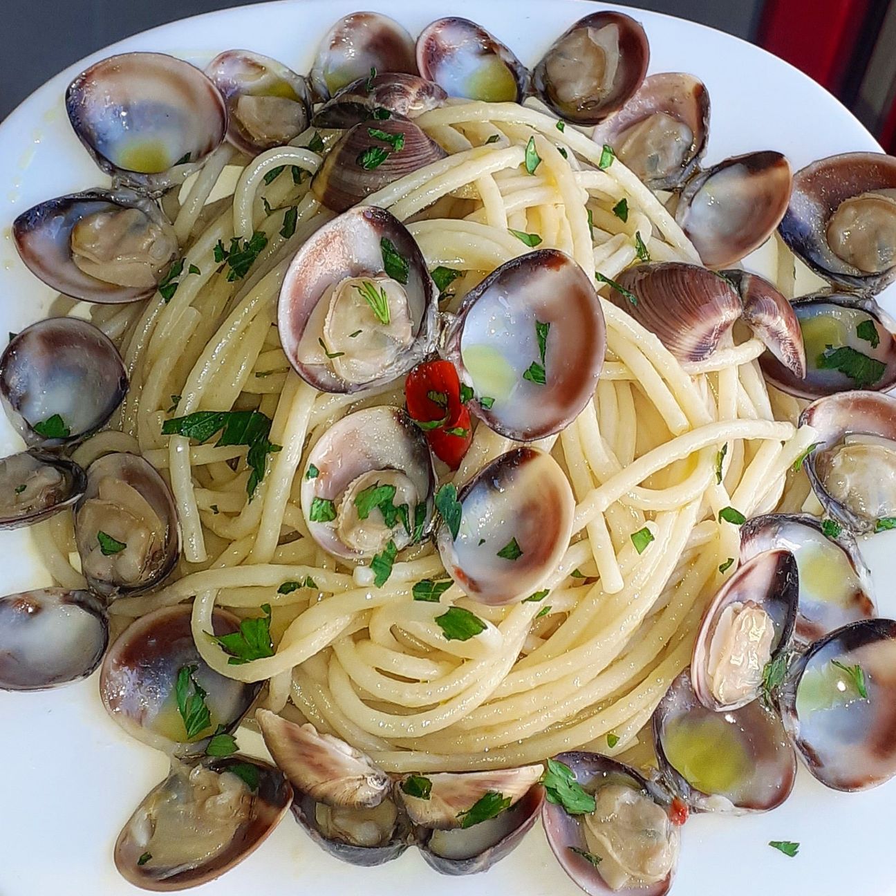 Spaghetti con le vongole