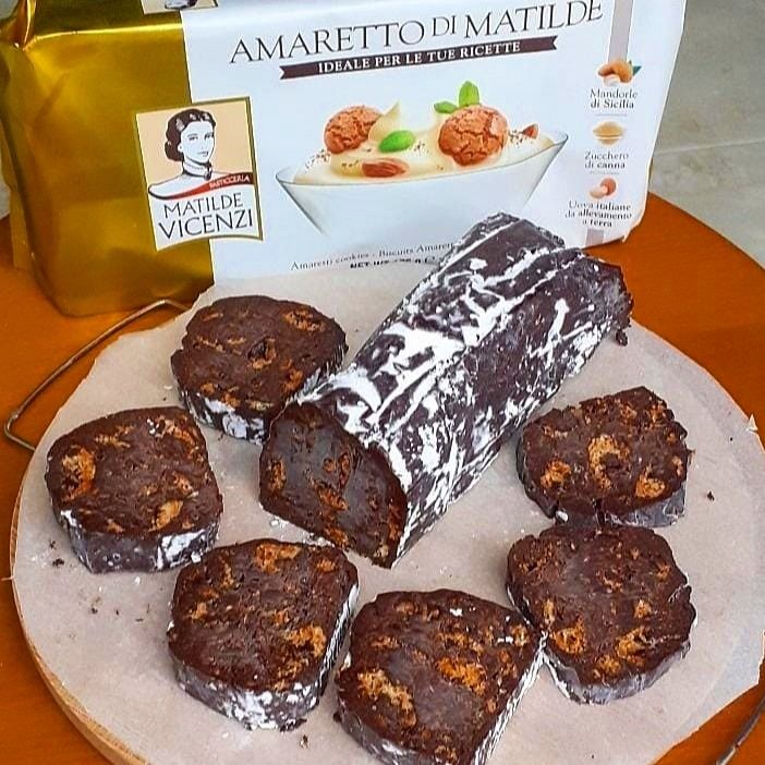 Salame Al Cioccolato Con Amaretti