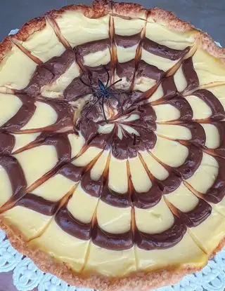 Ricetta Torta Ragno Con Crema Pasticcera In Doppia Consistenza di lericettedimarygio