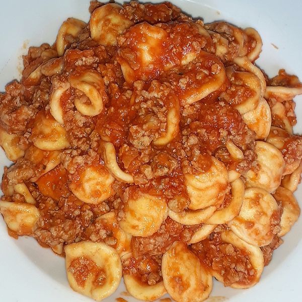 Orecchiette Alla Bolognese Al.Ta Cucina lericettedimarygio