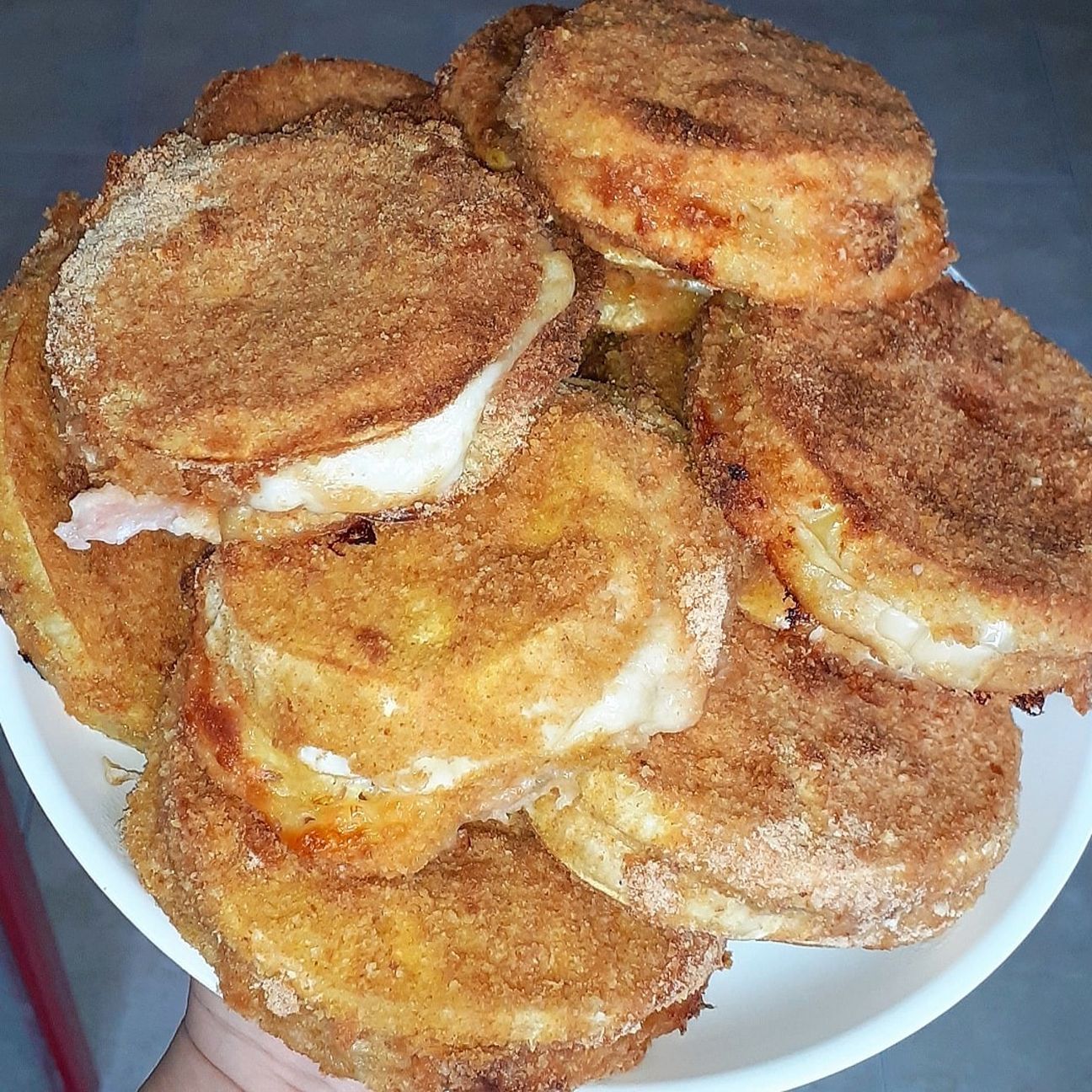 Cotolette di Melanzane Con Prosciutto e Scamorza