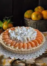 Ricetta Crostata con crema di mandarino meringata 🍊