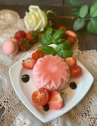 Ricetta Panna Cotta Fragole e Pomodori di Ortensio