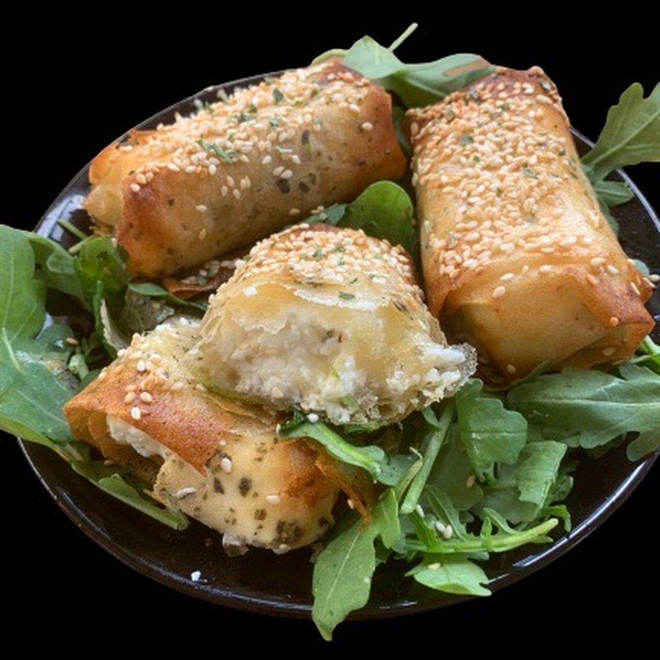 Involtini di Pasta Fillo con Feta