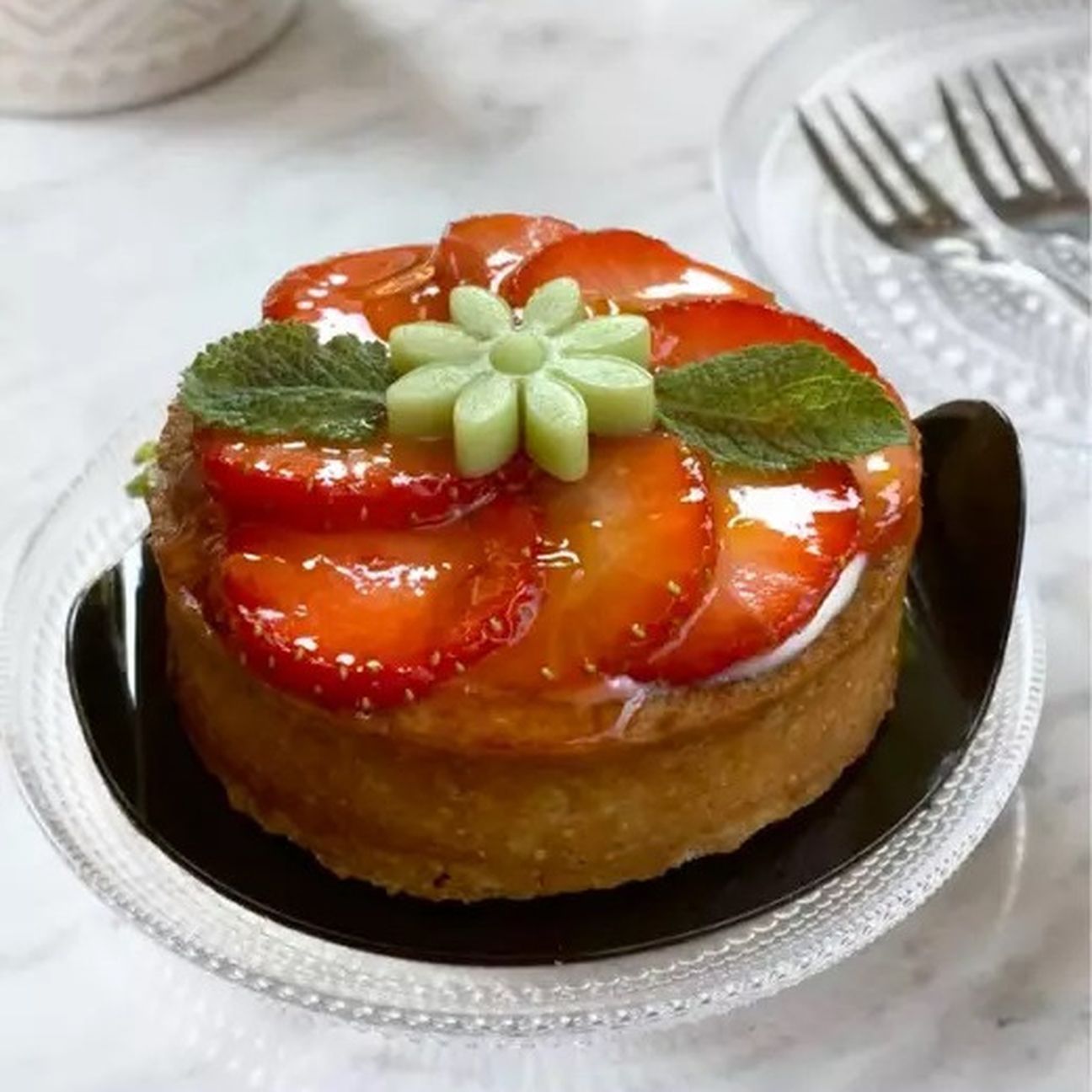 Crostatina Fragole e Banane