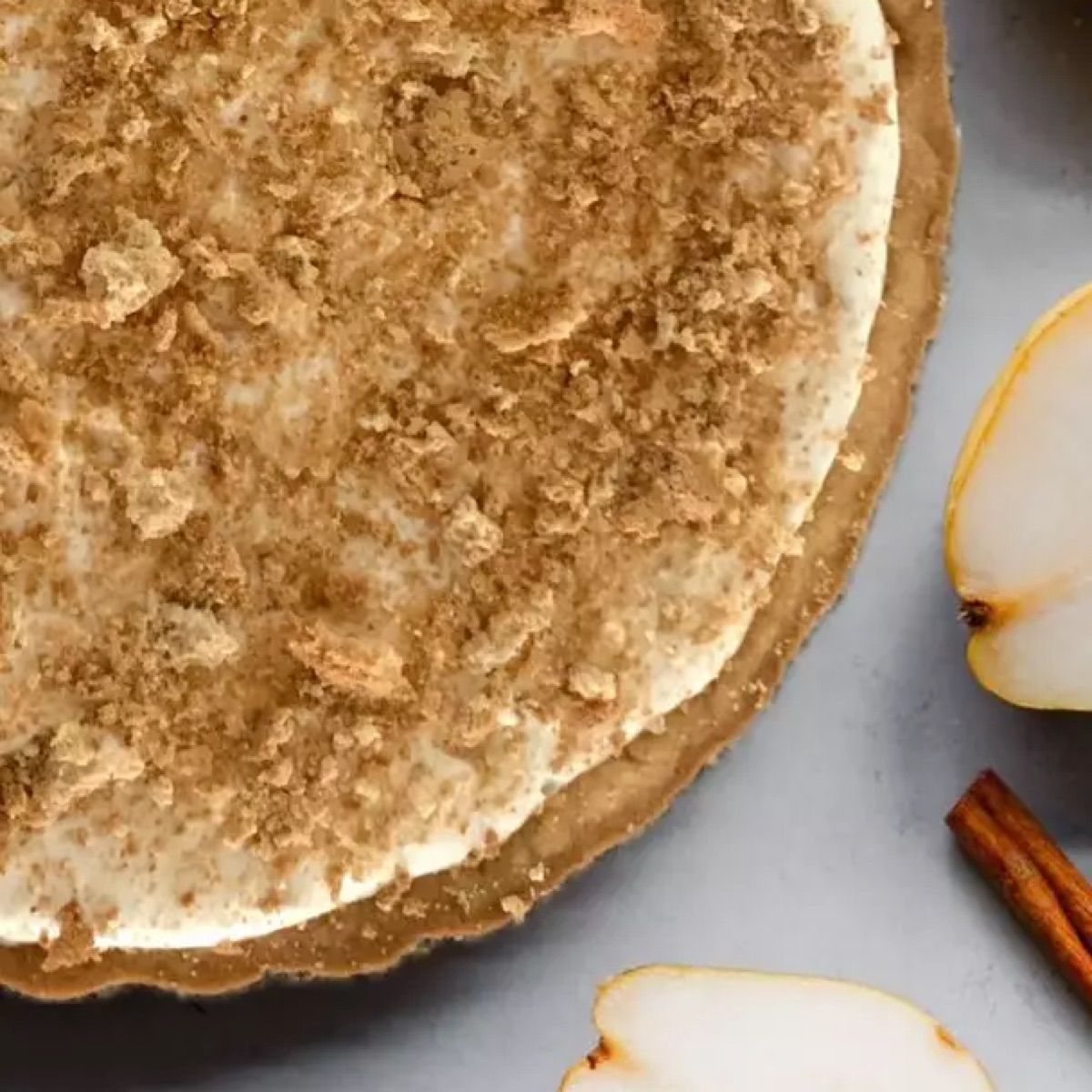 Pera, Ricotta e Amaretti Tart