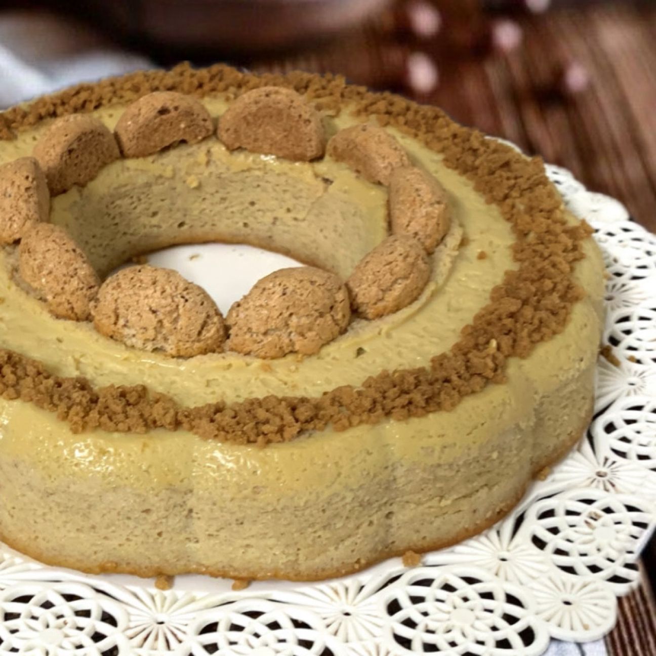 Budino di Ricotta e Amaretti