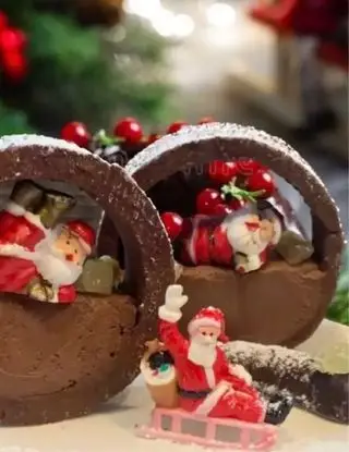 Ricetta Crostatina Verticale al Cremoso di Cioccolato al Latte e Pralinato alle Nocciole di Ortensio