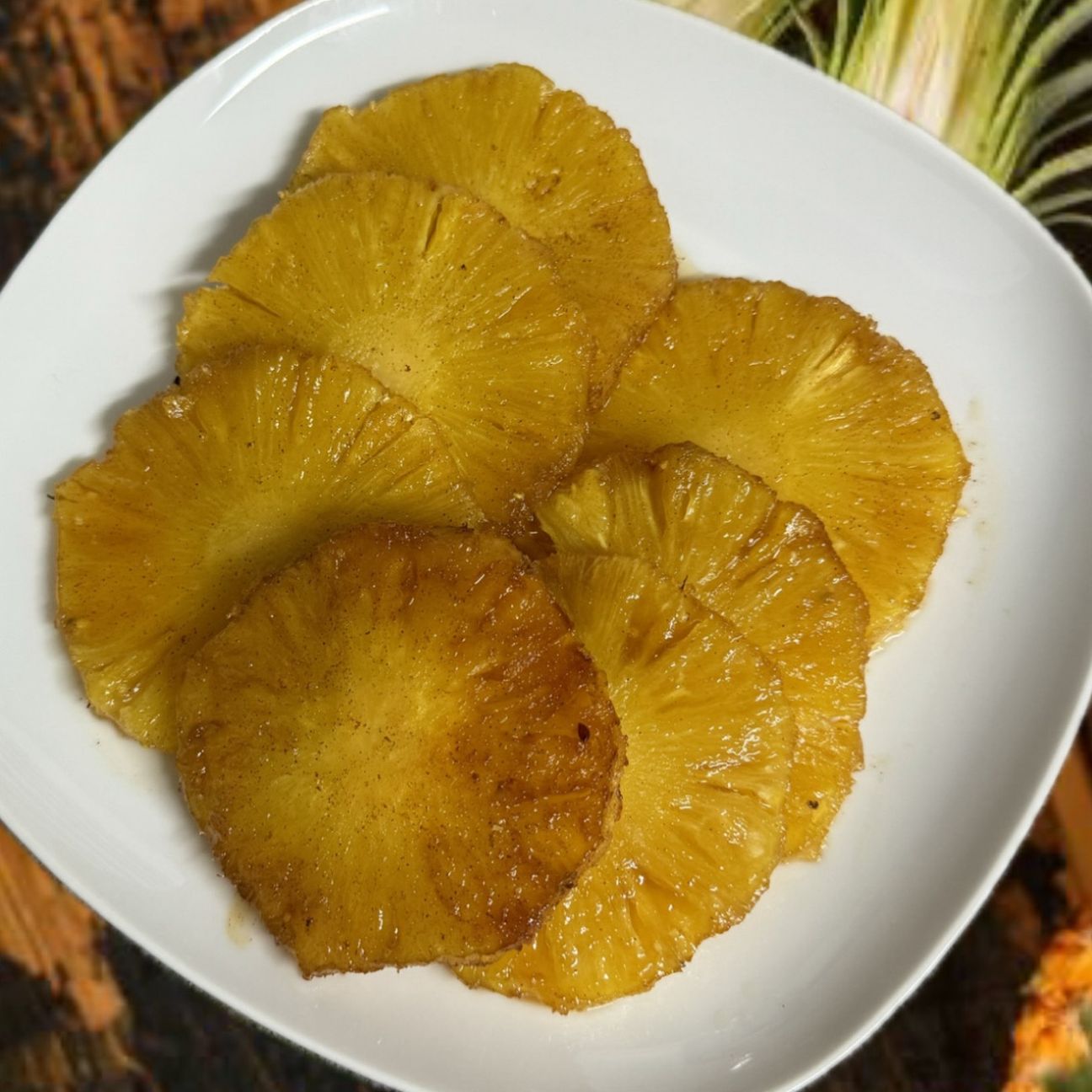 Ananas alla Cannella in Airfryer