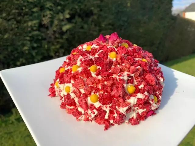 Zuccottino Mimosa ai Lamponi